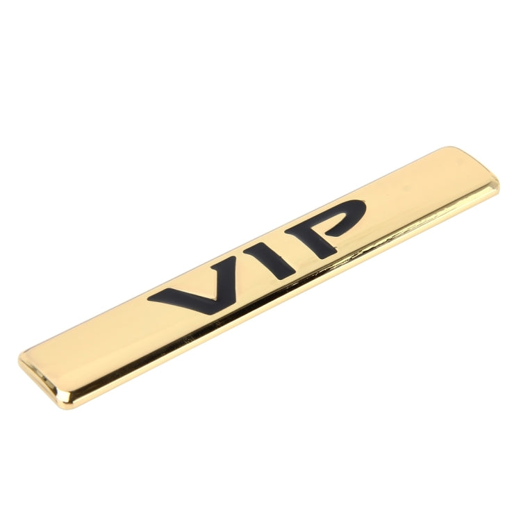 Auto VIP Sticker  VIP Label Car Stickers 3D Metal Fashion VIP Logo Car Stickers,Size:9.5*1.5cm