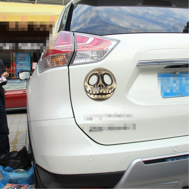 Skull Bone Shape Auto Sticker 3D Metal Fashion Car Stickers