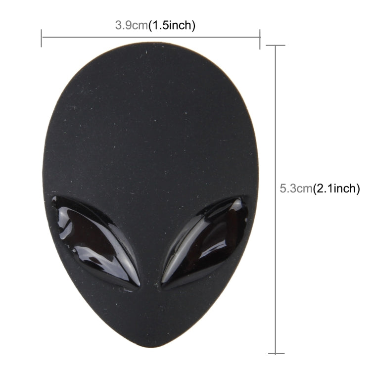 Wizard Head Shape Auto Sticker 3D Metal Fashion Car Stickers