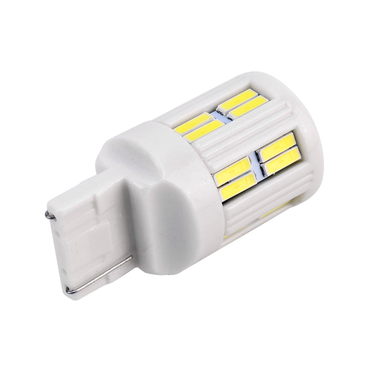 2 PCS T20 / 7440 3W DC 12V 6000K 200LM Car Auto Ceramics Turn Lights / Reversing Light 16LEDs SMD-7020 Lamps, with Projector Lens
