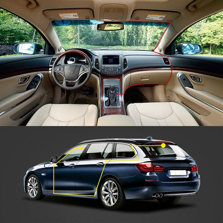 X96 4 inch 2.5D Full HD 1080P Multi-functional Smart Car Dual Lens Video Record Camera Support TF Card / Motion Detection