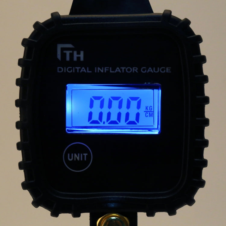 Car Multi-functional Digital LCD Display Tire Air Pressure Inflator Gauge Vehicle Tester Inflation Monitoring