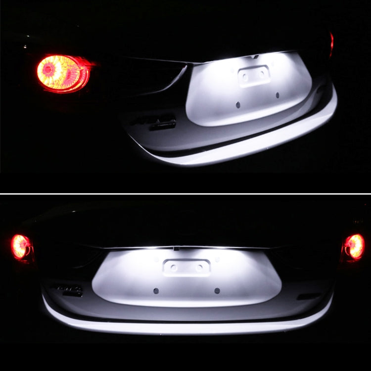 2 PCS DC 12V 3W 150LM 6000K LED License Plate Light 9LEDs SMD-4014 Bulbs Lamps for Ford Raptor F150