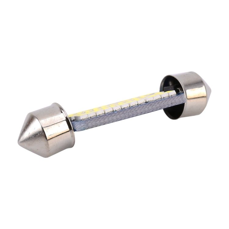 2 PCS 41mm DC12V / 1.5W / 6000K / 100LM 36LEDs SMD-3014 Car License Plate Light / Dome Light, with Decoder