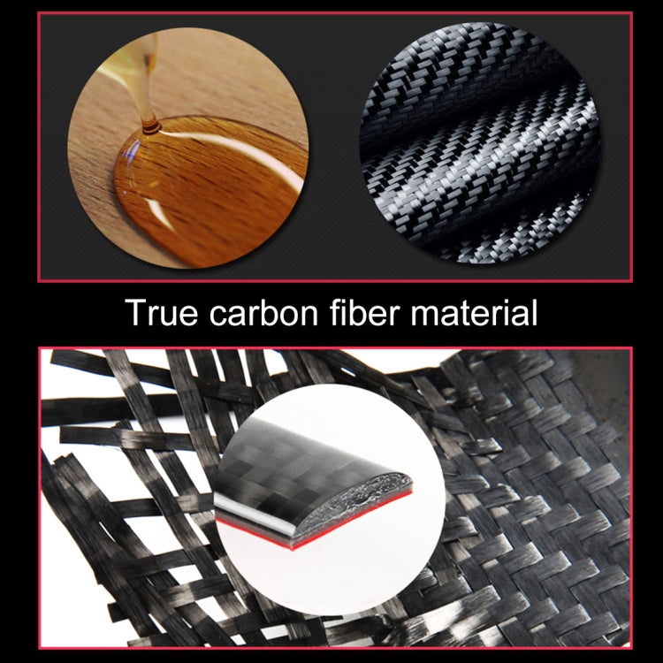 Car Carbon Fiber CD Panel Decorative Sticker for Mercedes-Benz GLA 2015-2018, CD Panel
