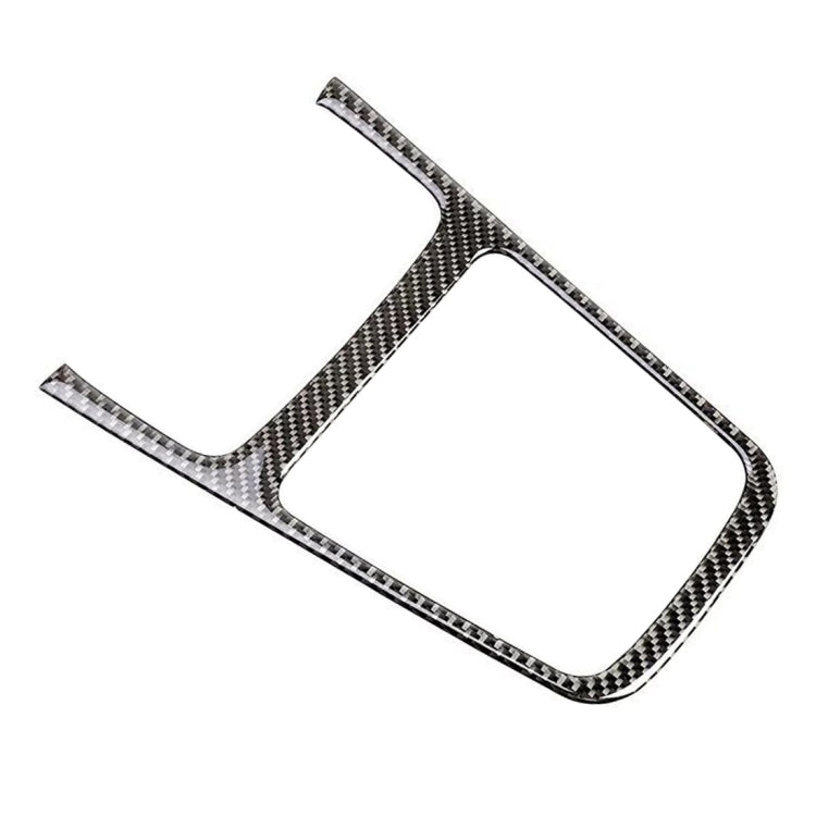 Car Carbon Fiber Central Control Panel Frame Decorative Sticker for Mercedes-Benz GLA 2015-2018