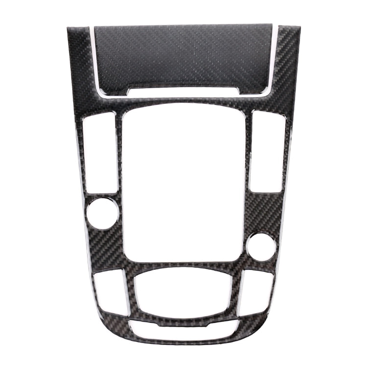 2 PCS Car Carbon Fiber Gear Panel Decorative Sticker for Audi A4L / A5 / Q5 2009-2016