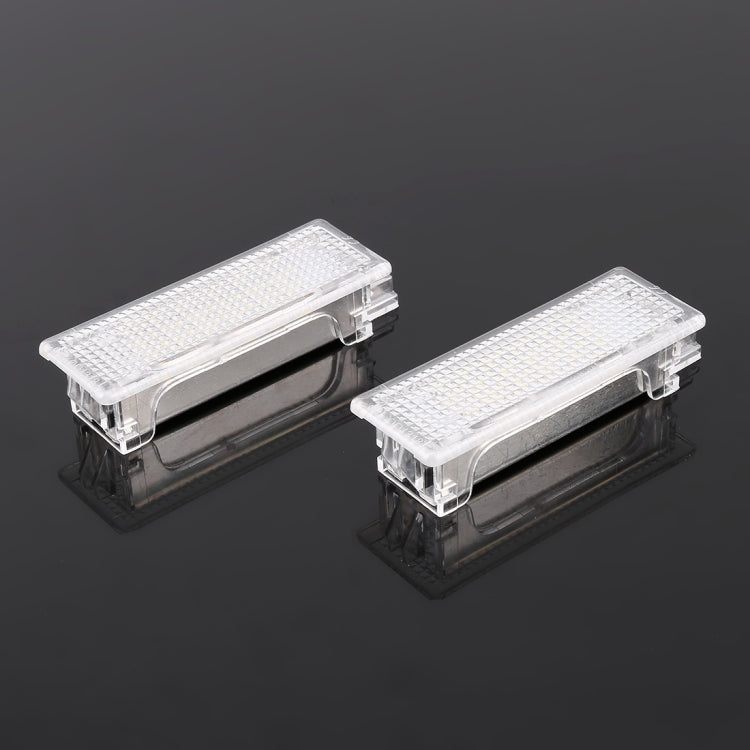 2 PCS LED Car DC 12V 1.5W 6000K 100LM Door Lights 18LEDs SMD-3528 Lamps for BMW E81