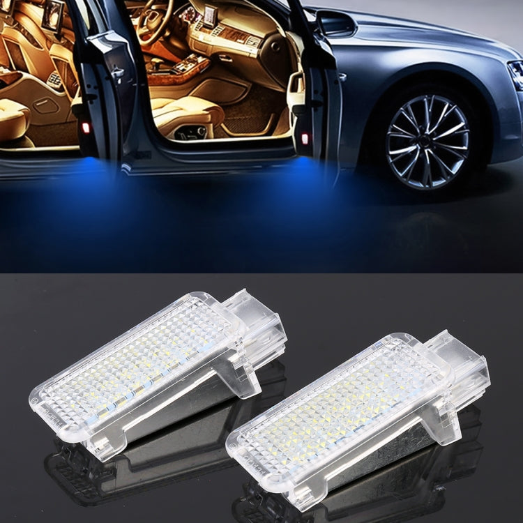 2 PCS LED Car DC 12V 1.5W Door Lights Lamps for Audi / Volkswagen