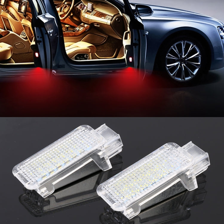 2 PCS LED Car DC 12V 1.5W Door Lights Lamps for Audi / Volkswagen