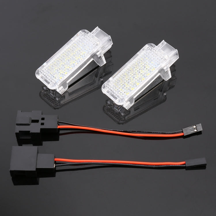 2 PCS LED Car DC 12V 1.5W Door Lights Lamps for Audi / Volkswagen