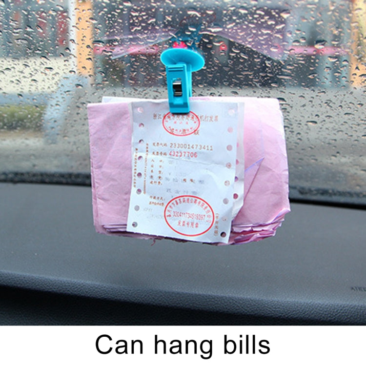 2 PCS Car Windshield Multi-functional Suction Cup Clip, Random Color Delivery