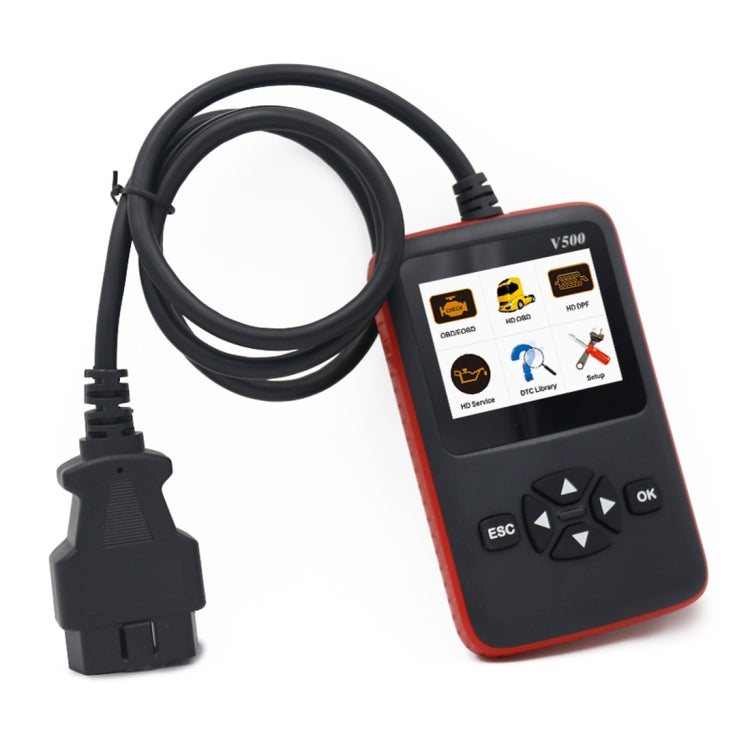 V500 Trunk HD Reading Card Professional OBDII Diagnostic Code Scanner Tool