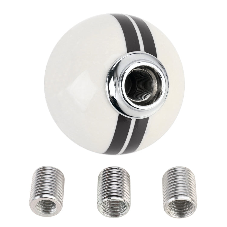 Universal Vehicle Ball Shape Modified Resin Shifter Manual 6-Speed Left-R Gear Shift Knob