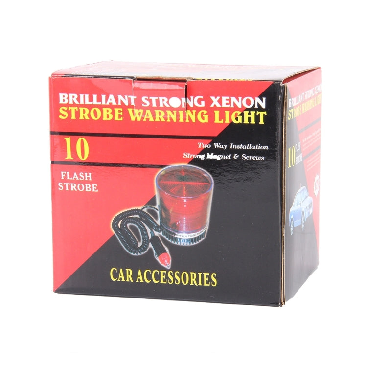Brilliant Strong Xenon Strong Magnetic Doom Installation Flash Strobe Warning Light, DC 12V, Wire Length: 60cm