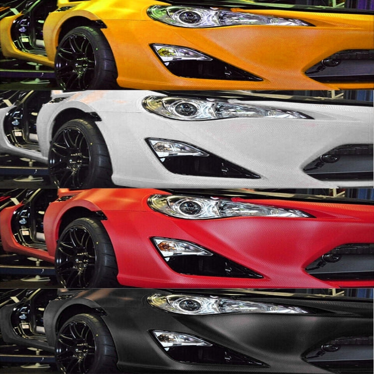 1.52m × 0.5m 4D Deep Blue Gloss Carbon Fiber Vinyl Wrap Car Sticker Decal Bubble Free Air Release