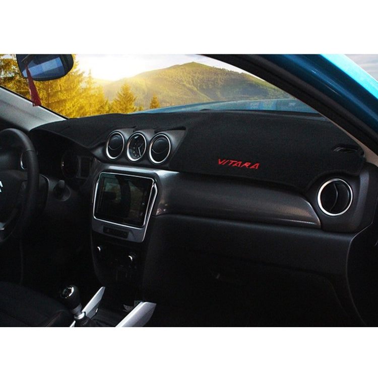 Left-hand Drive Dark Mat Car Dashboard Cover Car Light Pad Instrument Panel Sunscreen for New Vitra (Please note the model and year)