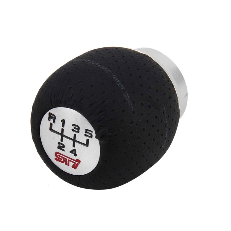 Universal 5 Speed Aluminum Manual Car Gear Shift Knob Shifter Lever Cover