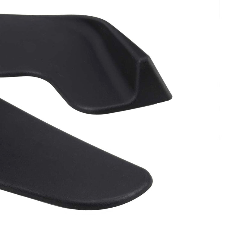 2 PCS Universal Fit Car Front Bumper Spoiler Lip Splitter Diffuser SUV ABS Front Shovel, Length: 68cm