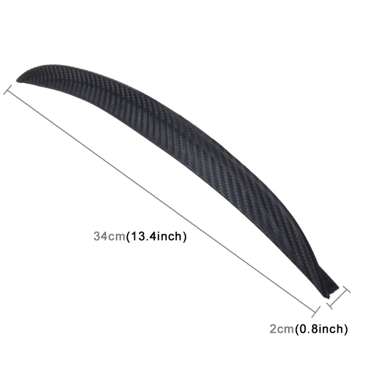 2 PCS Car Auto Rubber Fender Guard Protection Strip Scratch Protector Sticker, Size: 34*2cm