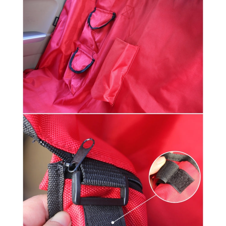 Nonslip Folding Car Rear Back Seat Cover Pet Cat Dog Cushion Mat, Size: 154 x 140 x 42 cm