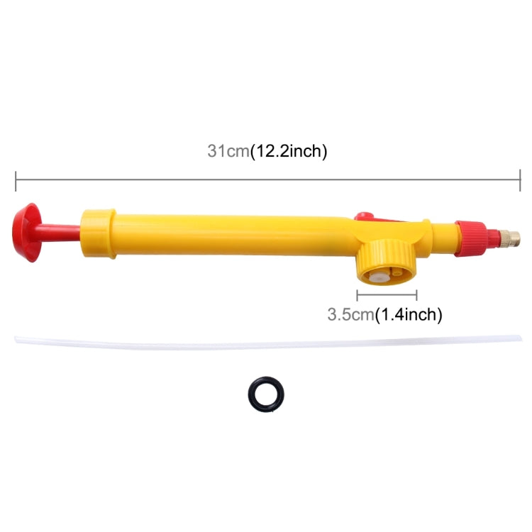 High Pressure Plastic Bottle Drink Beverage Trolley Gun Spray Reciprocating Sprayer Coke Bottle Sprayer Manual Pressure Sprayer, Random Color Delivery