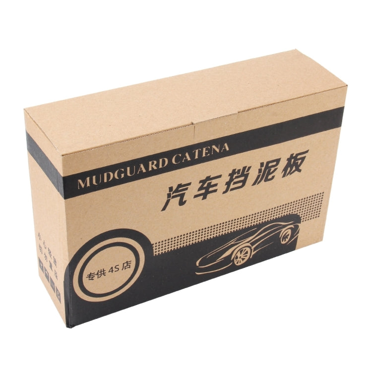 4 PCS Car Auto Semi-Rigid PVC Splash Flaps Mudguards Fender Guard for Honda City 2015-2020