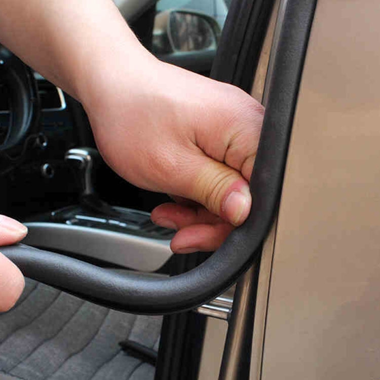 80cm B Shape Car Decorative Strip Rubber Chrome Decoration Strip Door Seal Window Seal