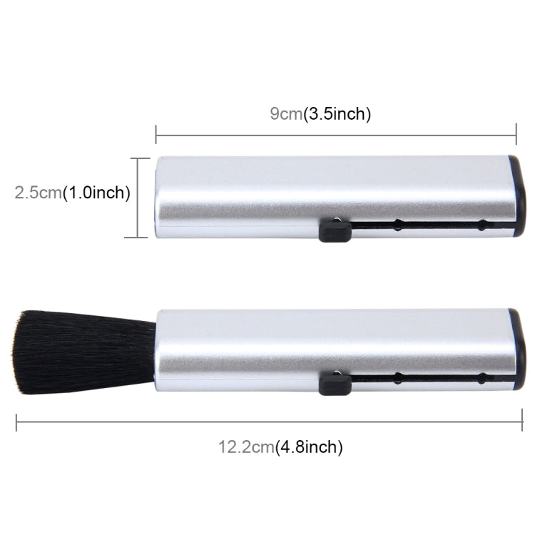 Car Portable Scalable Nylon Cleaning Brush with ABS Handle