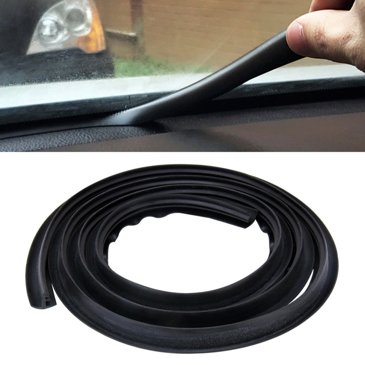 1.5m Car Instrument Desk Decorative Strip Rubber Chrome Decoration Strip  Seal