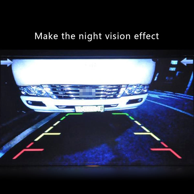 Dual Head Universal 720×540 Effective Pixel  50HZ / NTSC 60HZ CCD Waterproof Car Rear View Backup Camera With 24 LED Lamps