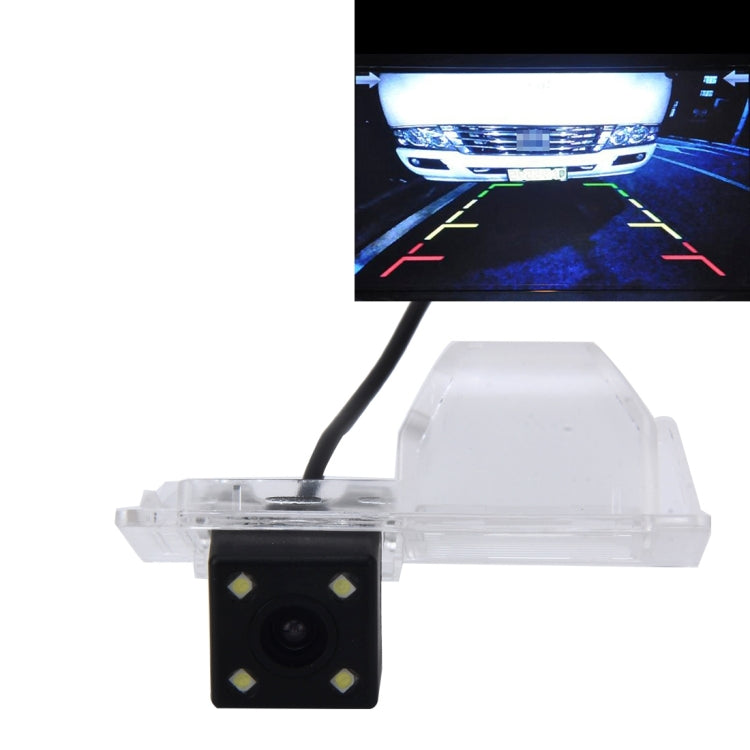 656x492 Effective Pixel NTSC 60HZ CMOS II Waterproof Car Rear View Backup Camera With 4 LED Lamps for Chevrolet Cruze 2013 Version