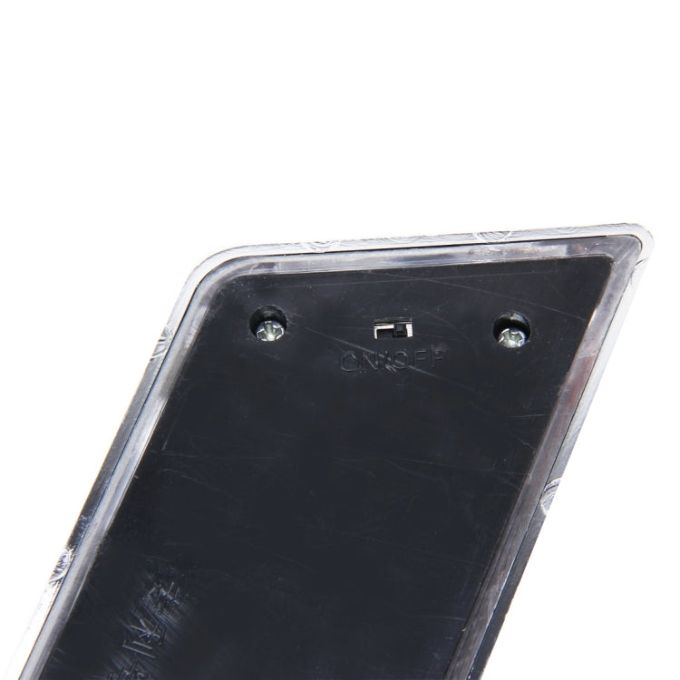 2 PCS Car Body Side Solar Decorative Colorful Strobe Warning Outlet Light