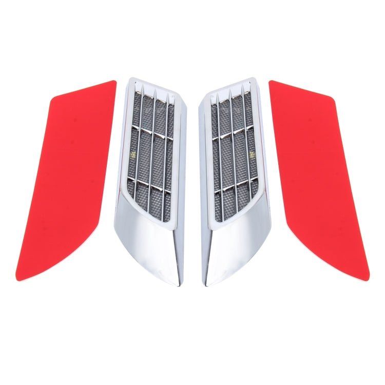 2 PCS Car Body Side Solar Decorative Colorful Strobe Warning Outlet Light