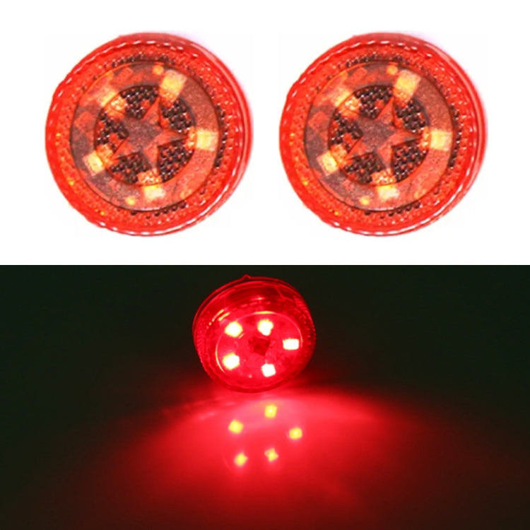 2 PCS Car Door Magnetic Warning Strobe Light Lamp