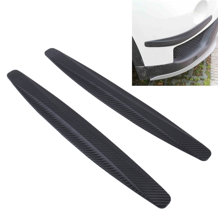 2 PCS Universal Car Body Carbon Fiber Bumper Guard Protector Sticker/Car Crash Bar Bumper Strips /Car Crash Strips/Anti-rub Strips/Anti-rub Bar