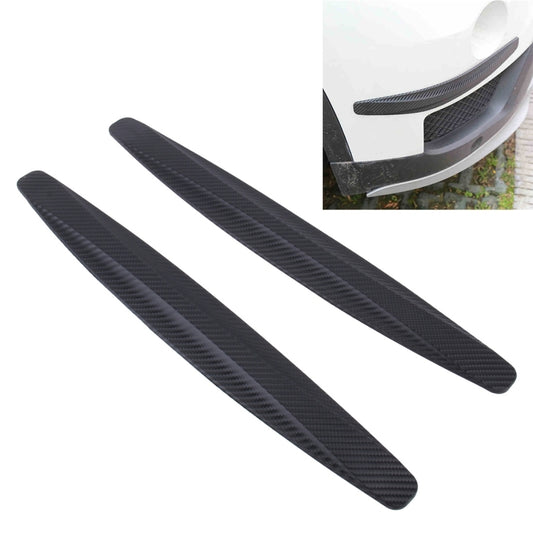 2 PCS Universal Car Body Carbon Fiber Bumper Guard Protector Sticker/Car Crash Bar Bumper Strips /Car Crash Strips/Anti-rub Strips/Anti-rub Bar