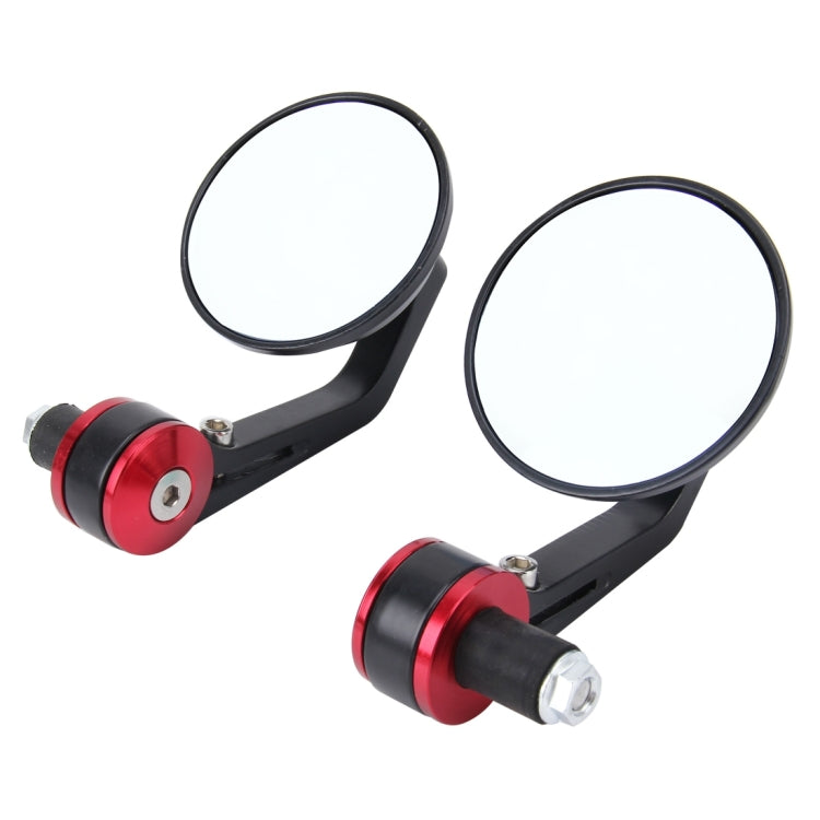 2 PCS Universal Motorcycle Round Shape  Rear View Mirror for Most Motorcycle