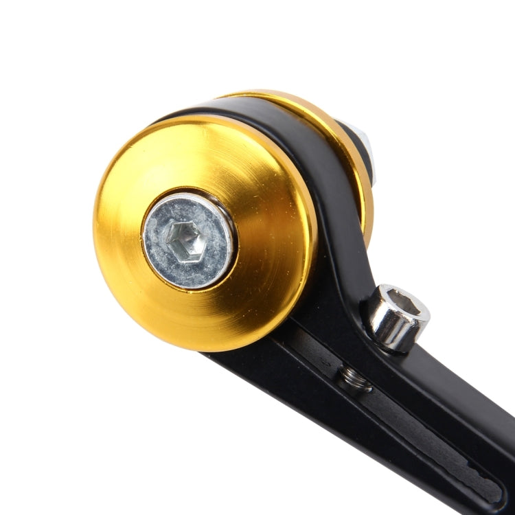 2 PCS Motorcycle Universal ABS Shell Holder Oval Shape Rear VIew Mirror