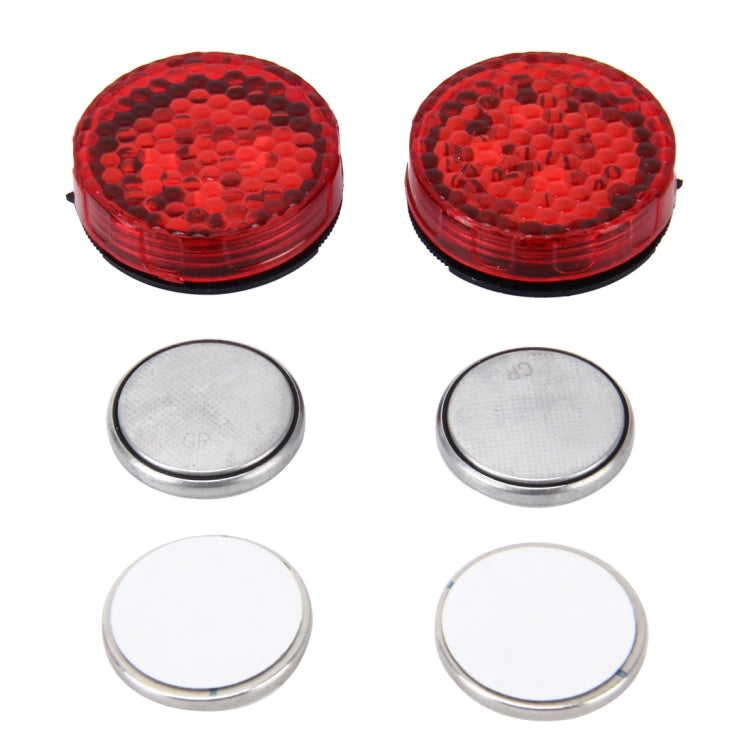 2 PCS Car Door Anti-collision Warning Strobe Light (Red Light)