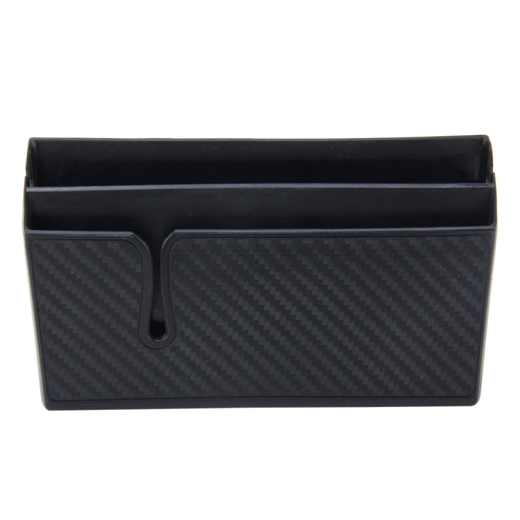 Car EVA Carrying Organizer Storage Double-layer Sticker Bag for Phone Coin Key and Other Small Items(Big Size)