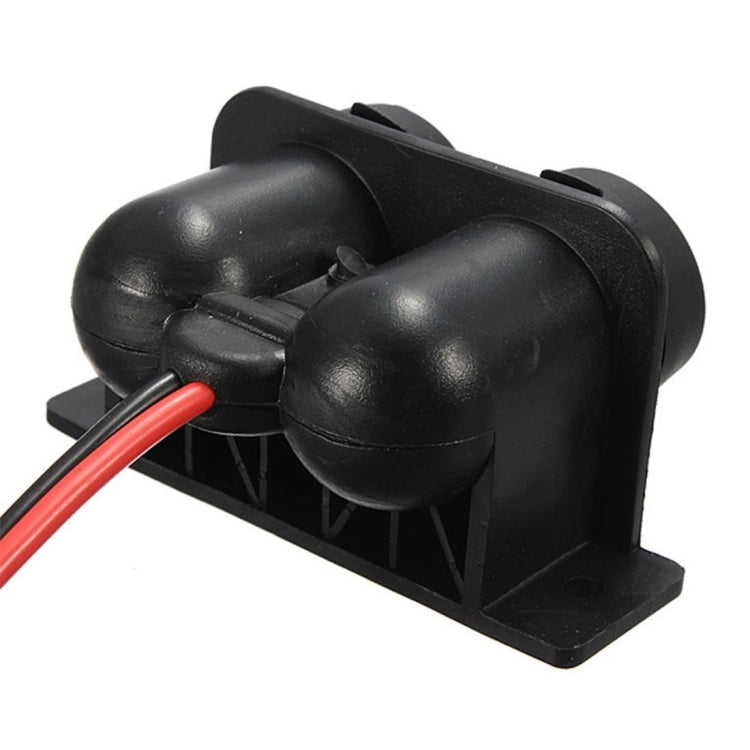 Car Motorcycle ABS Dual Port Cigar Socket Adaptor
