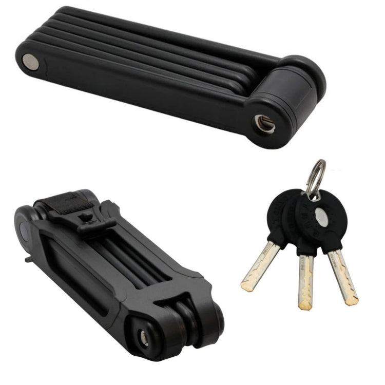 Foldable Alloy Steel Anti-theft Lock with Keys for Motorcycle Bike House Door