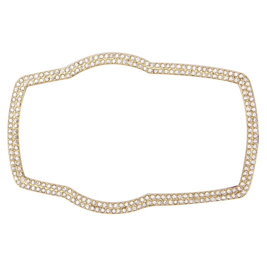 Car Aluminum Steering Wheel Decoration Ring with Diamonds For BMW