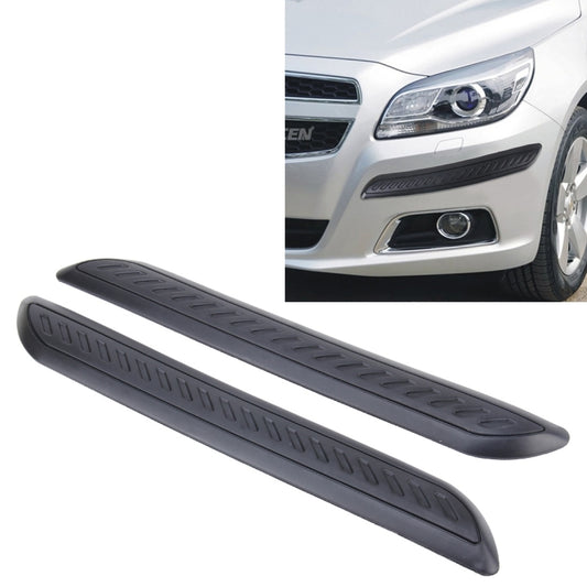 2 PCS Universal Car Auto Rubber Body Bumper Guard Protector Strip Sticker