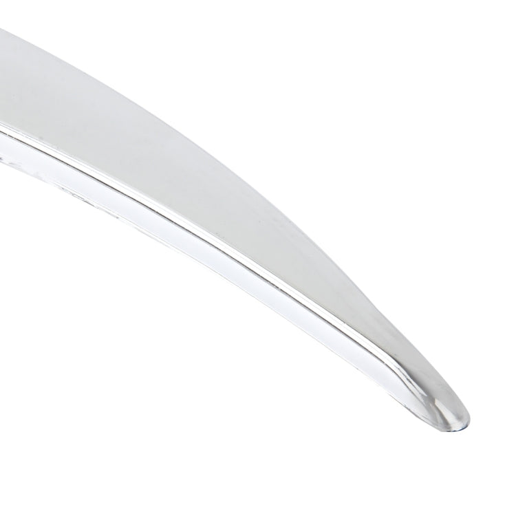 4 PCS Universal Car Auto Plastic Body Bumper Guard Protector Strip Sticker(Silver)