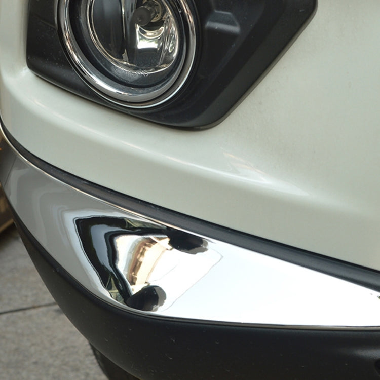 4 PCS Universal Car Auto Plastic Body Bumper Guard Protector Strip Sticker(Silver)