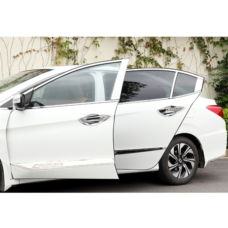 5.6m Car Decorative Strip Rubber Chrome Decoration Strip Door Seal Window Seal