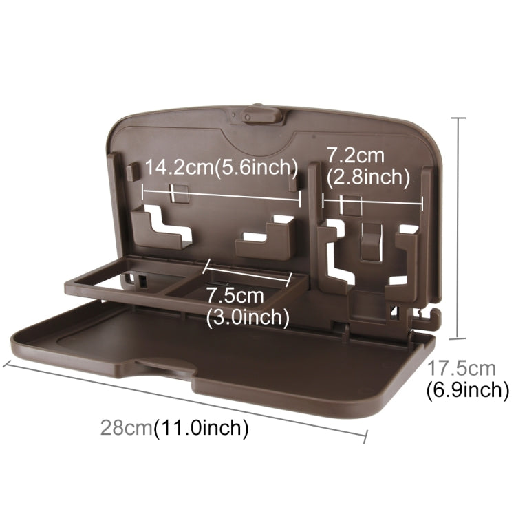 SHUNWEI SD-1509 Car Auto Back Seat Folding Table Drink Food Cup Tray Holder Stand Desk Multi-purpose Travel Dining Tray, Travel Dining Tray, SD-1509