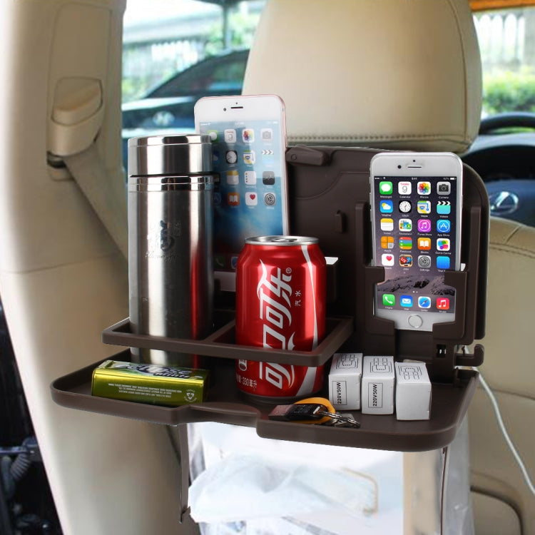 SHUNWEI SD-1509 Car Auto Back Seat Folding Table Drink Food Cup Tray Holder Stand Desk Multi-purpose Travel Dining Tray, Travel Dining Tray, SD-1509